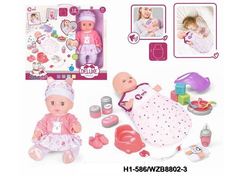 Set Mainan Tas Perawatan Bayi Perempuan untuk Bayi 02 (3)