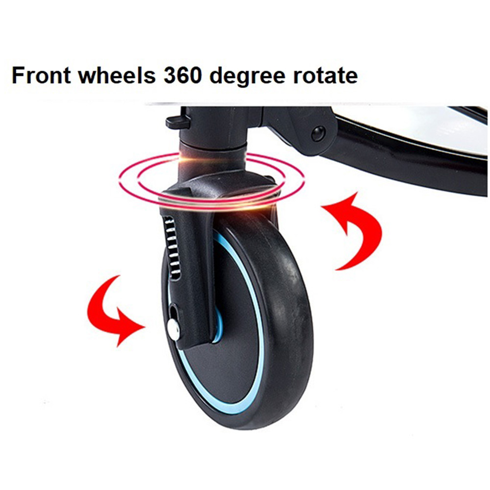 framhjul roterar 360 grader