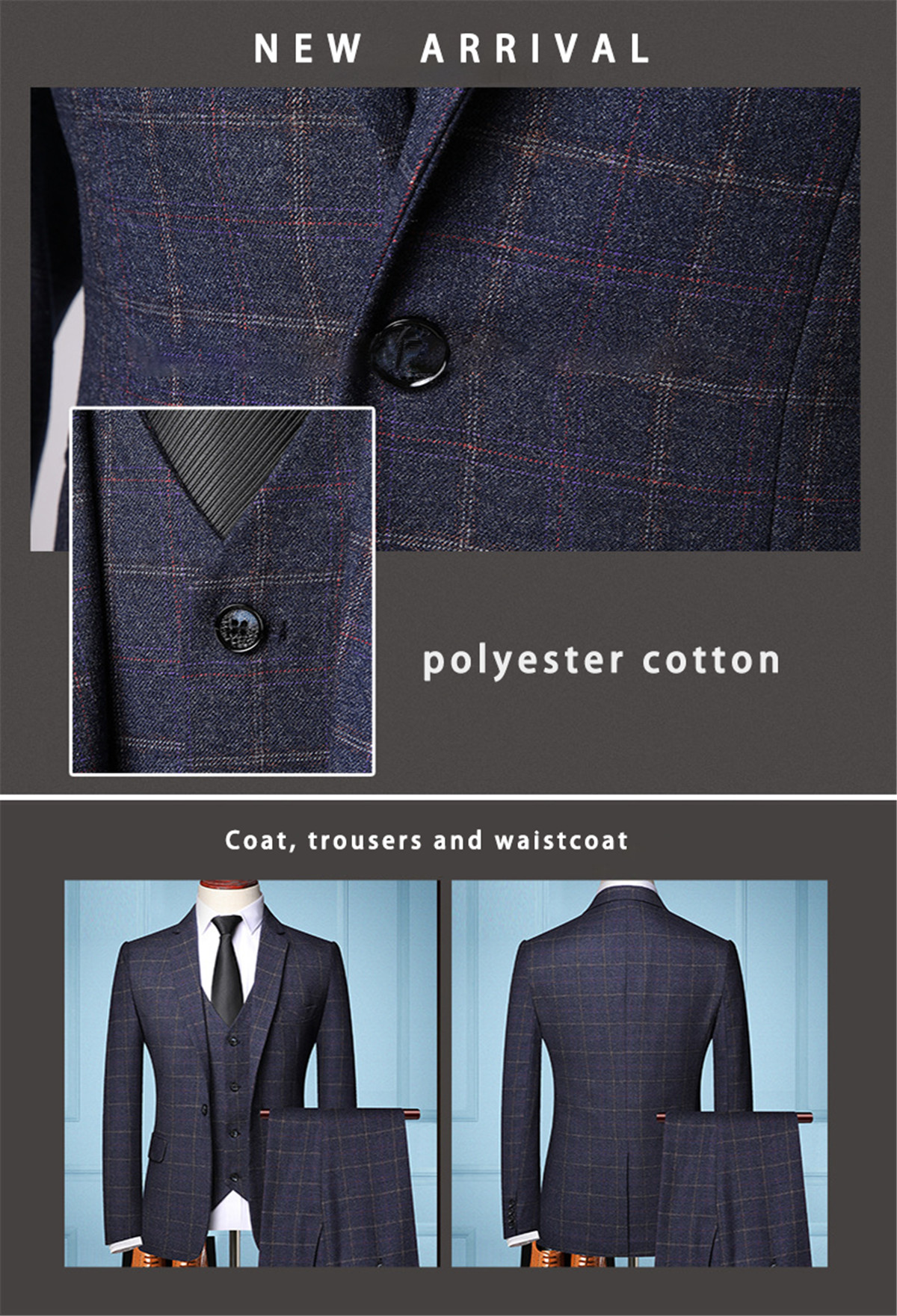 Custom checkered suit for men 1 (4)