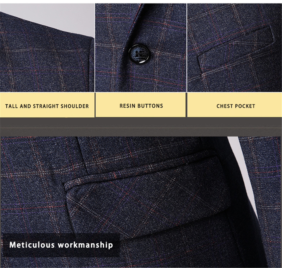 Custom checkered suit for men 1 (8)