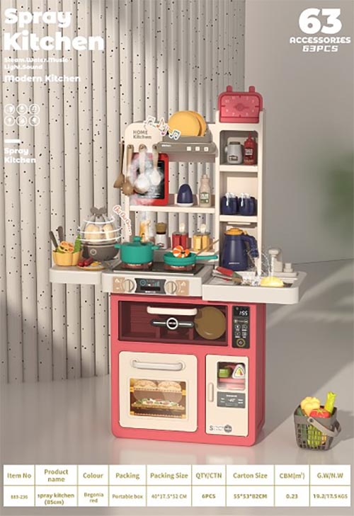 Home play kids kitchen playing toy set02 (4)