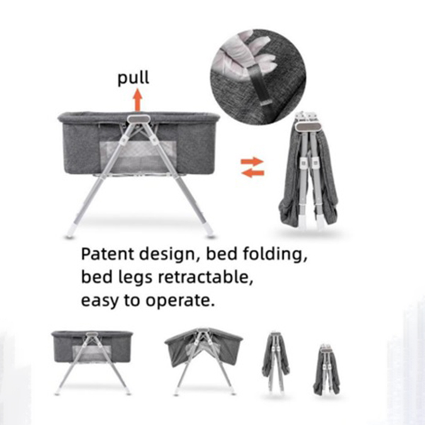 Multifunction baby bed foldable Crib Set (1)
