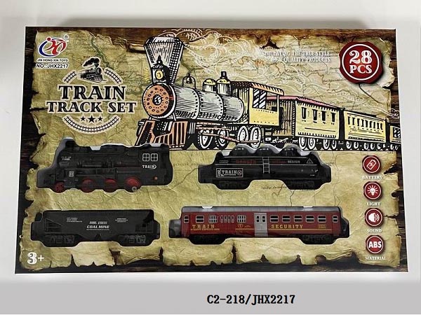 Plastic train railway playing set toy02 (2)