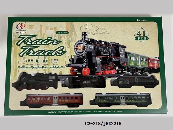 Plastic train railway playing set toy02 (3)