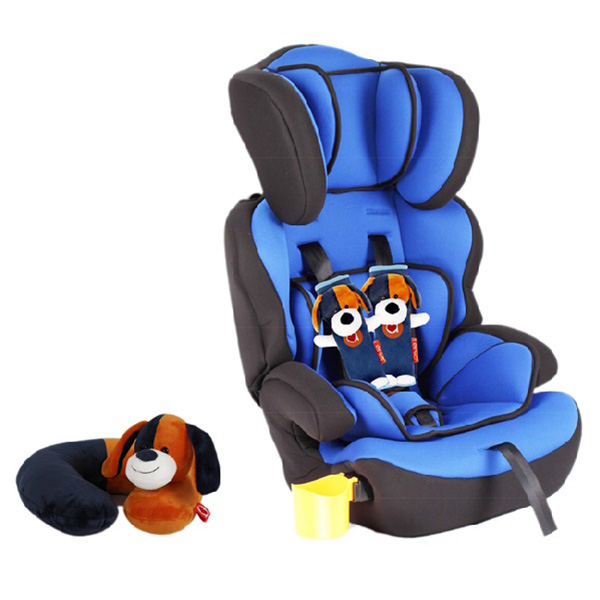 ROYAL BLUE  TRAVAL CAR SEAT WITH CUSHION