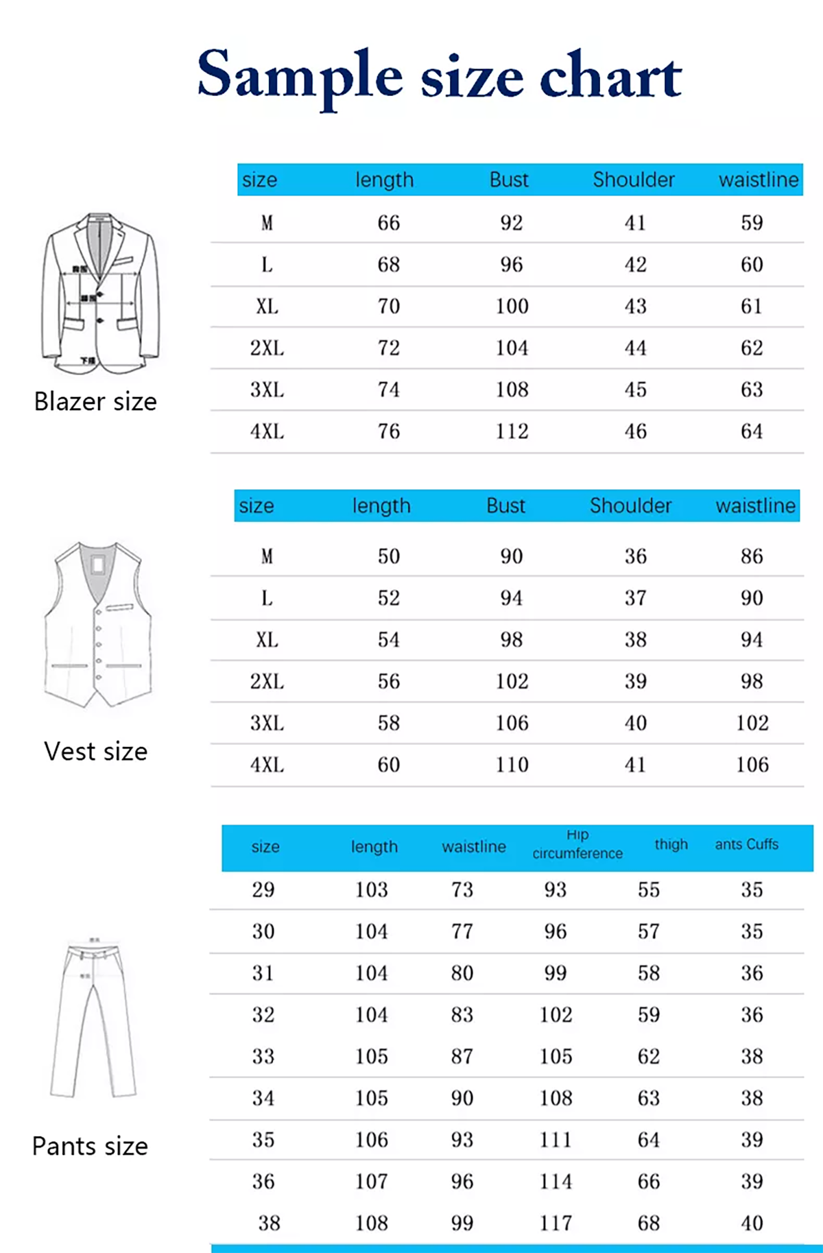 Size chart5