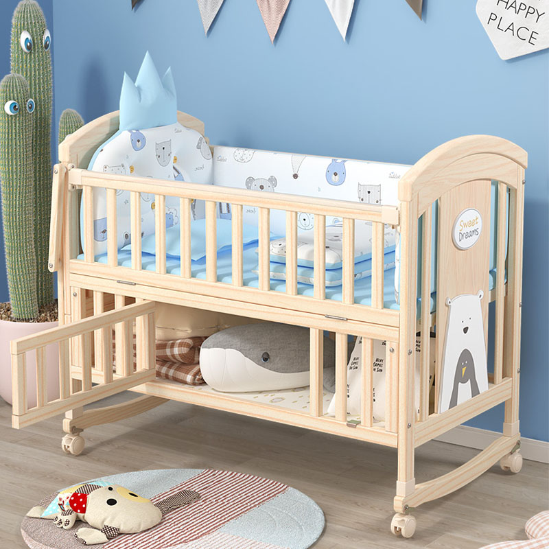 baby wooden bed