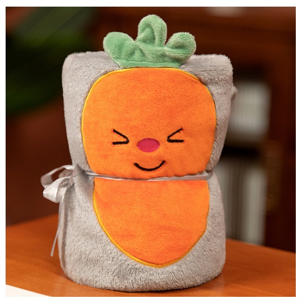 carrot baby blanket