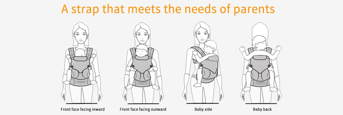 multiple using baby carrier